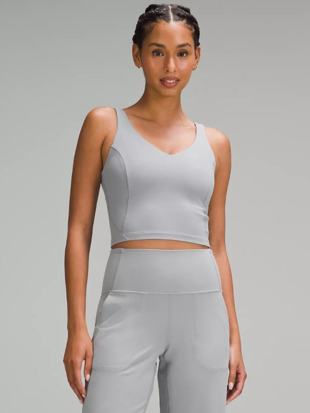 Lululemon Align™ Tank Top Light Support, C/D Cup - Rhino Grey - Size 8